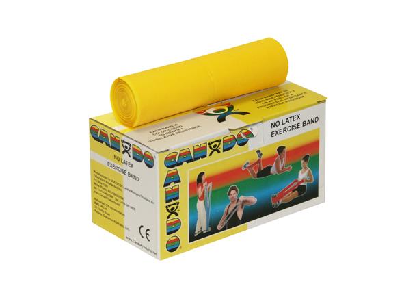 CanDo Latex Free Exercise Band 5,5 m Yellow - X-Light