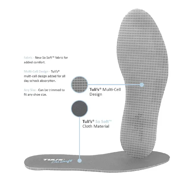 Tuli's So Soft Såler One Size. 2stk/par 