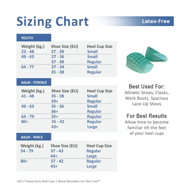 Tuli's Hælbeskyttere Pro M Par. 40 - 80 kg 