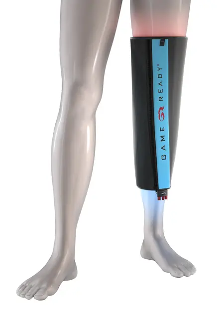 Game Ready Straight Knee Wrap With ATX - One Size Fits All 