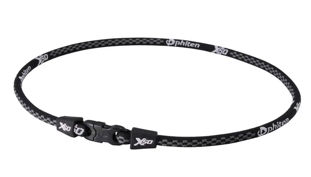 Phiten Rakuwa X50 Kjede Sort 55cm 