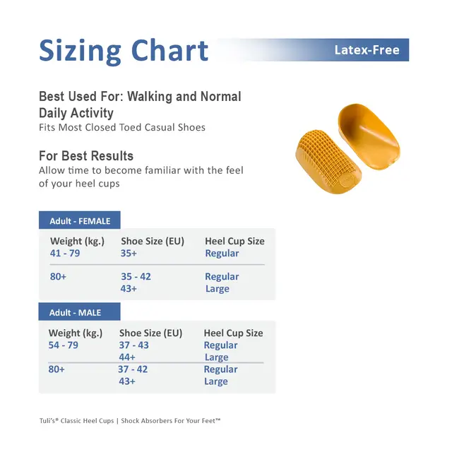 Tuli's Hælbeskyttere Standard M Par. Under 80 kg 