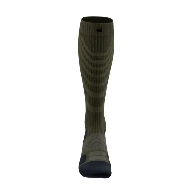 Bauerfeind Outdoor Merino Comp Socks Herre, Moss Green, Str. 46-49 Small 