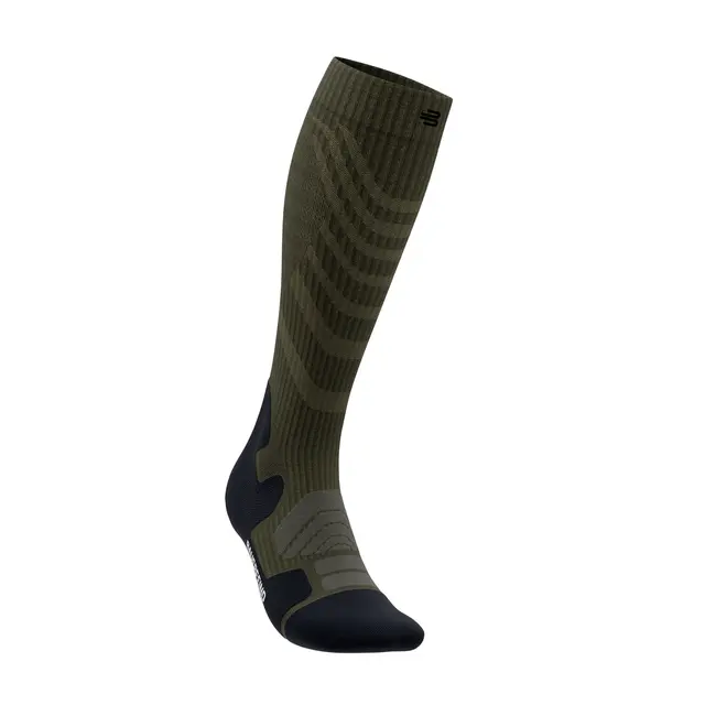 Bauerfeind Outdoor Merino Comp Socks Herre, Moss Green, Str. 46-49 Small 