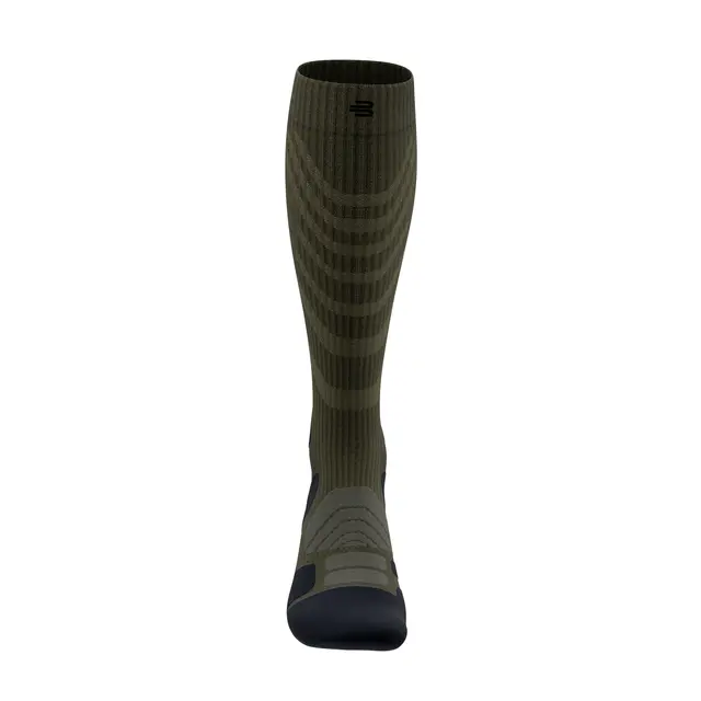 Bauerfeind Outdoor Merino Comp Socks Herre, Moss Green, Str. 46-49 Small 