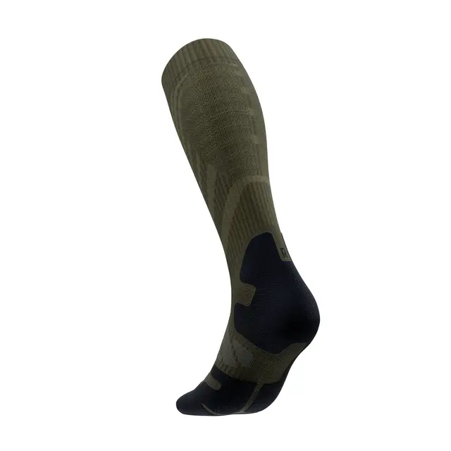 Bauerfeind Outdoor Merino Comp Socks Herre, Moss Green, Str. 46-49 Small 