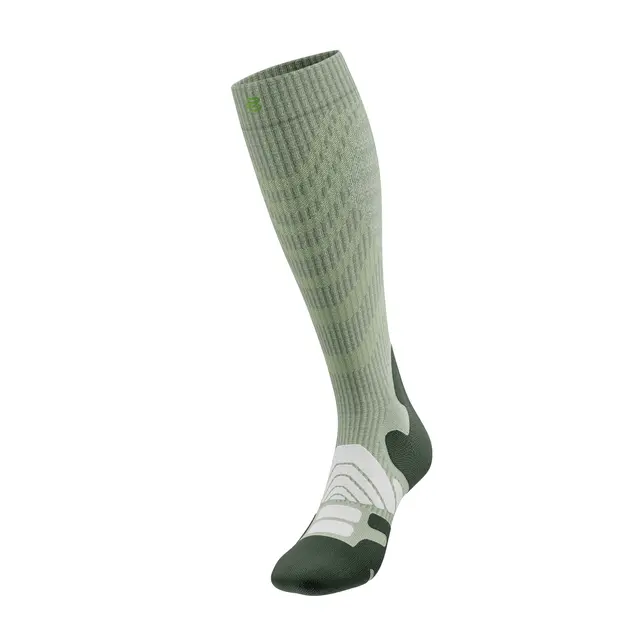 Bauerfeind Outdoor Merino Comp Socks Dame, Herbal Green, Str. 39-42 Medium 