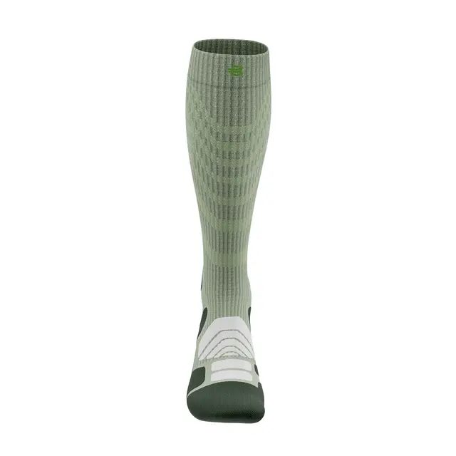Bauerfeind Outdoor Merino Comp Socks Dame, Herbal Green, Str. 39-42 Medium 