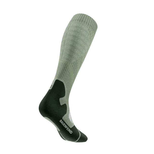 Bauerfeind Outdoor Merino Comp Socks Dame, Herbal Green, Str. 39-42 Medium 