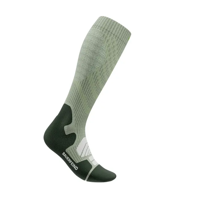 Bauerfeind Outdoor Merino Comp Socks Dame, Herbal Green, Str. 39-42 Medium 