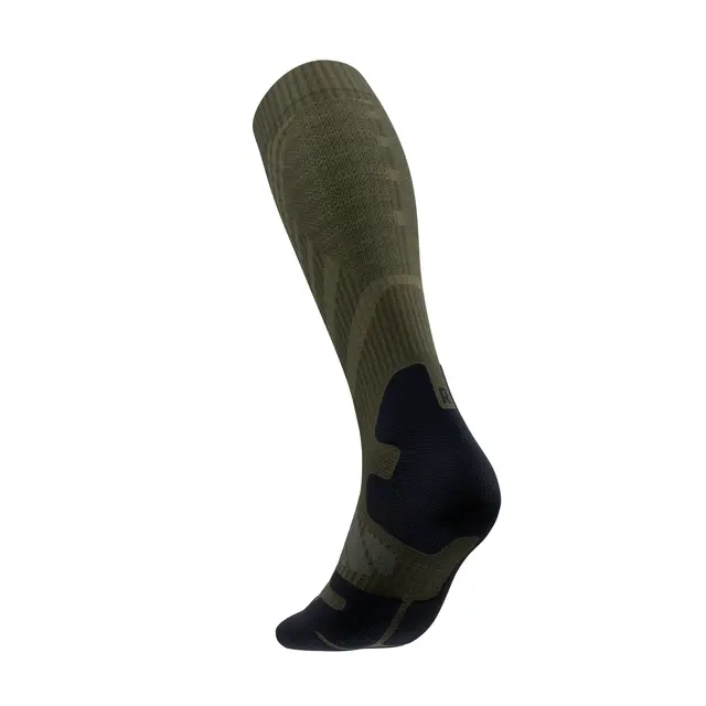 Bauerfeind Outdoor Merino Comp Socks Herre, Moss Green, Str. 46-49 Small 