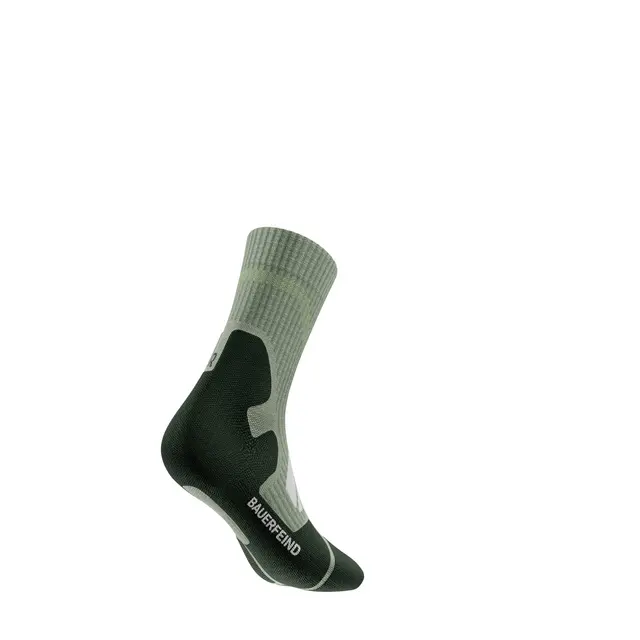 Bauerfeind Outdoor Merino Mid Cut Socks Dame, Herbal Green, Str. 39-42 