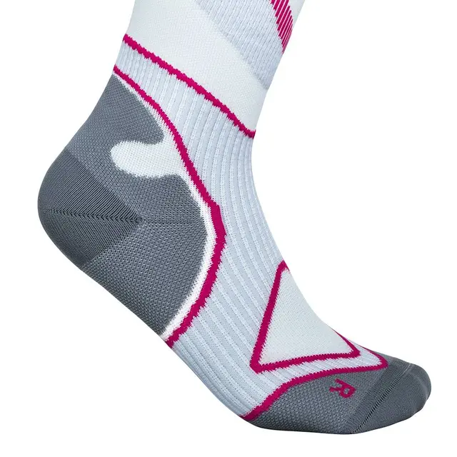 Bauerfeind Run Performance Comp Socks Dame, Hvit, Str. 35-37 Large 
