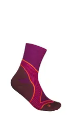 Bauerfeind Run Performance Mid Cut Socks Dame, Rosa, Str. 35-37