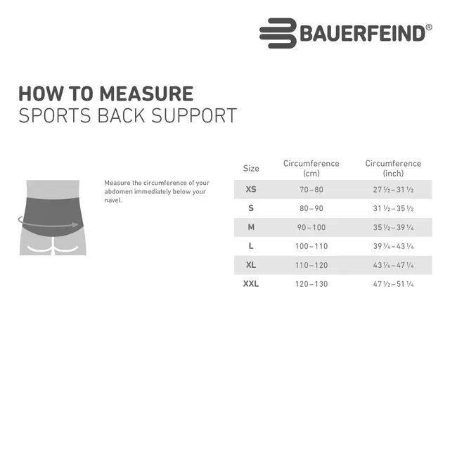 Bauerfeind Sports Back Support Small 