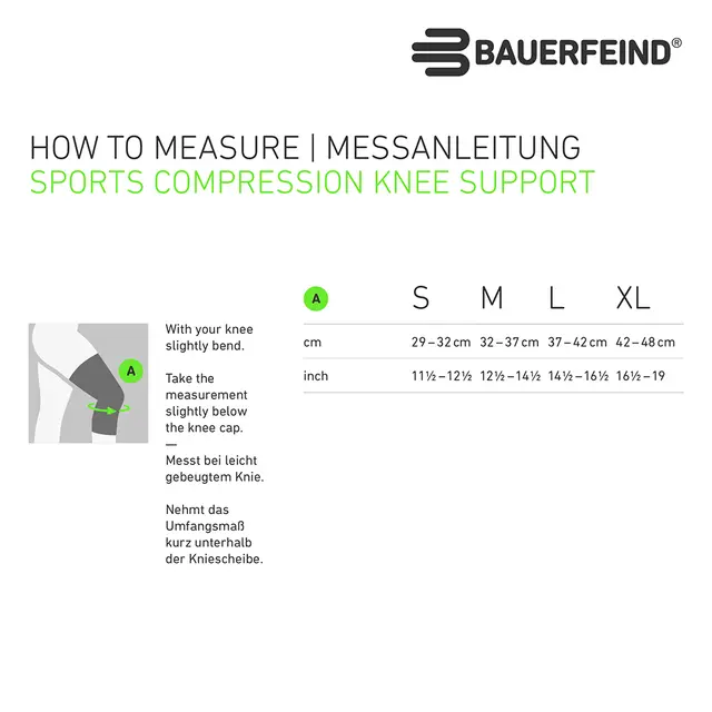 Bauerfeind Sports Comp Knee Support Rivera, Small 