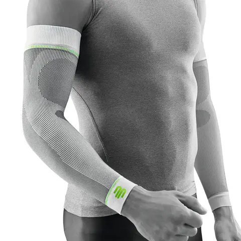 Bauerfeind Sports Comp Sleeves Arm Hvit