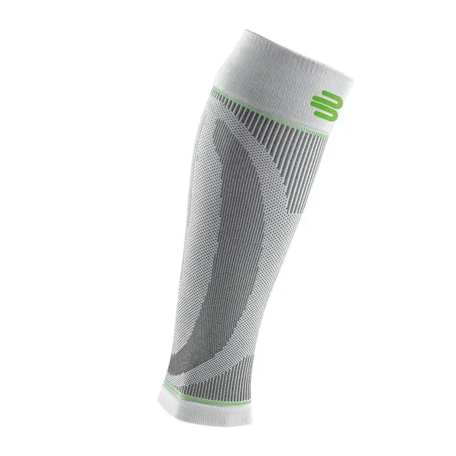 Bauerfeind Sports Comp Sleeves Legg Hvit, Small, Lang 