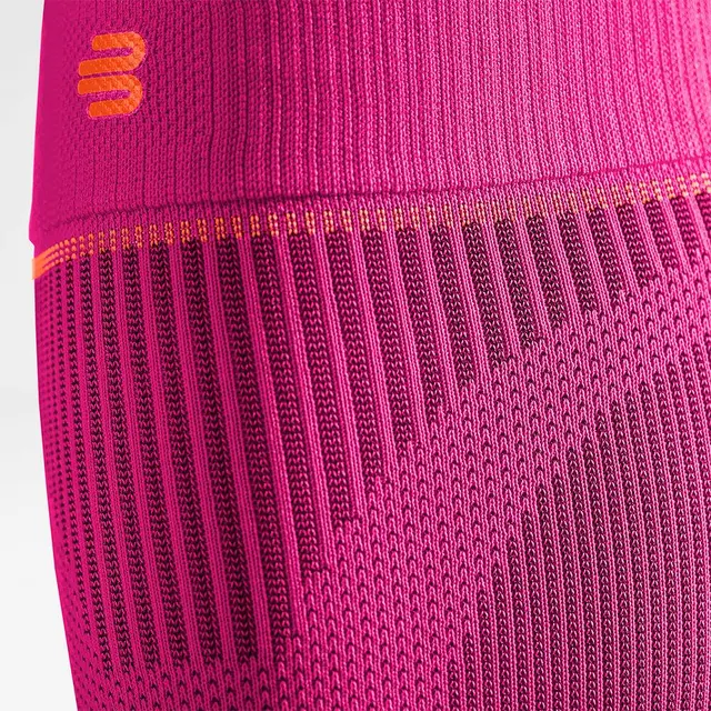Bauerfeind Sports Comp Sleeves Legg Rosa, Small, Kort 