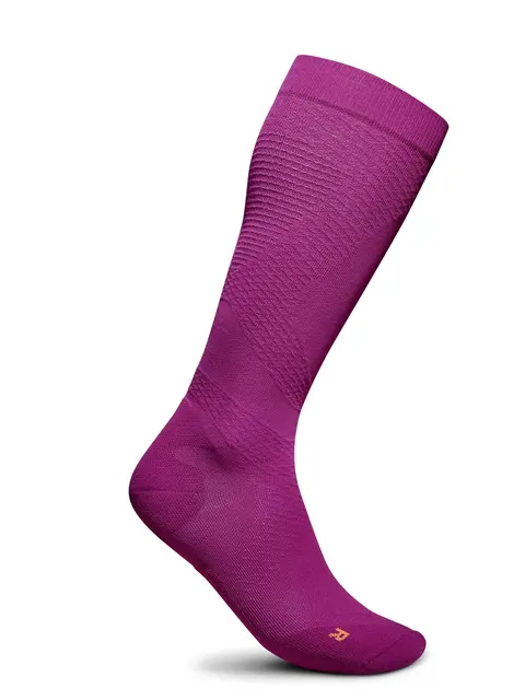 Bauerfeind Ultralight Compression Socks Dame, Berry, 35-37 Medium 