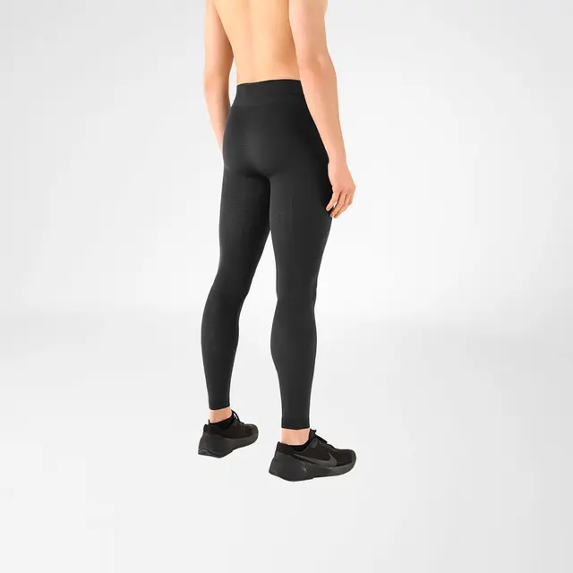 Bauerfeind Sports Comp Tights Lang Herre Antrasitt Str. S 