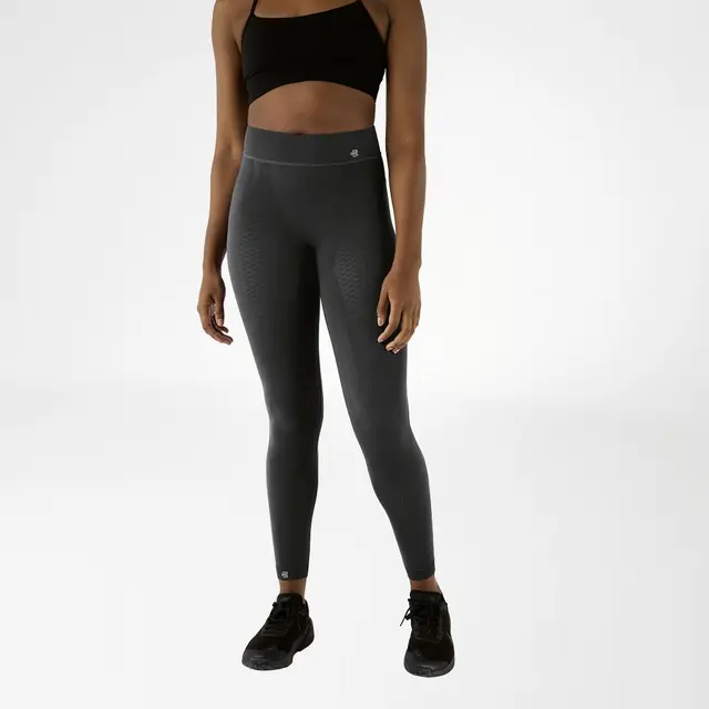 Bauerfeind Sports Comp Tights Lang Dame Antrasitt Str. XS 