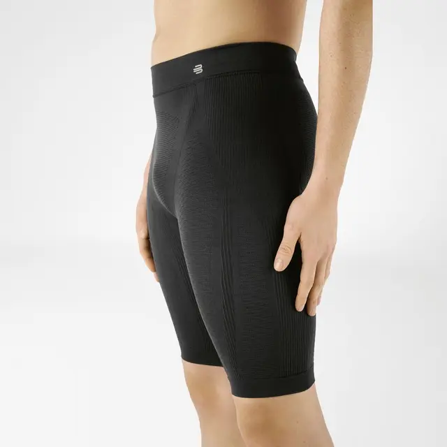 Bauerfeind Sports Comp Tights Kort Herre Antrasitt Str. S 