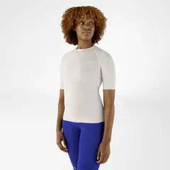 Bauerfeind Sports Comp Shirt Kort Dame Sølvgrå Str. XS