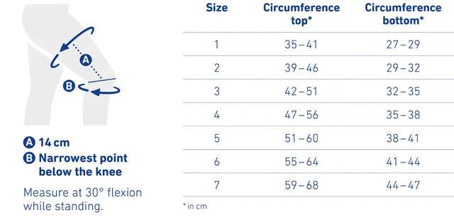 Bauerfeind GenuTrain P3 Høyre Str. 3 Titan 