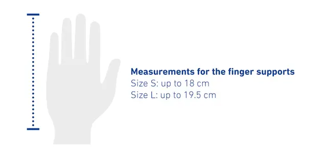 Bauerfeind ManuLoc Fingerstøtte m/ Stropp | Titan | Str. Small / 1 