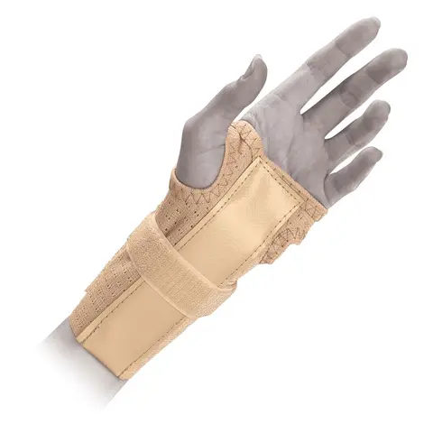 Mueller 306 Håndleddsstøtte Beige Håndlst. m/skinne. One size (15-22 cm)