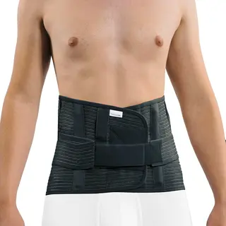 Mediroyal MR4920-9 Ryggst&#248;tte Lav Sort X-Back Lav 26 cm. Sort