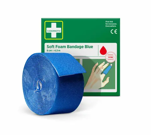 Cederroth Soft Foam Bandage Blue