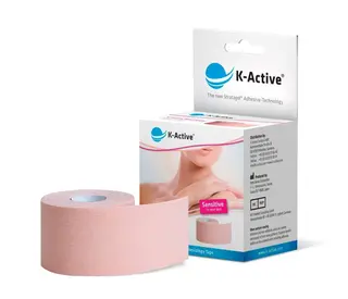 K-Active Tape Gentle Beige 5cm x 5m Stratagel Technology