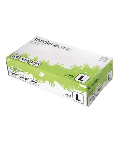 Tendercare Engangshanske Vinyl 100 stk per pakke
