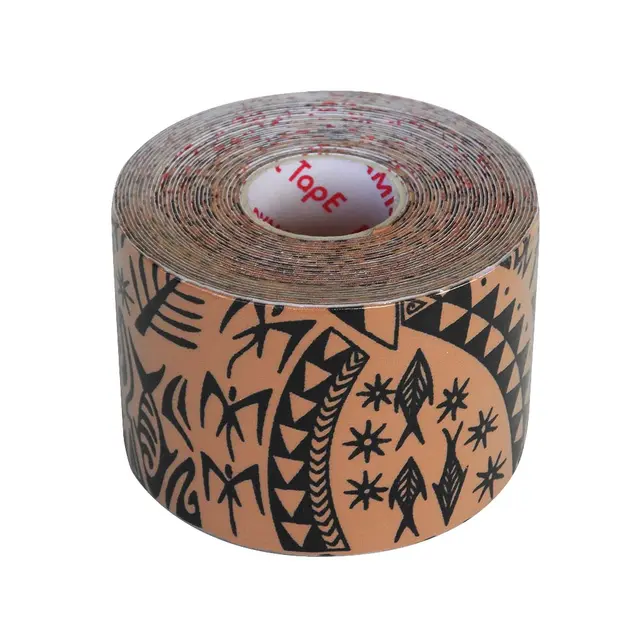 Dynamic Tape 5 cm Beige/Svart Tattoo 5 cm x 5 m 