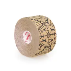 Dynamic Tape Powerband 5 cm x 5 m Beige/Svart Tattoo