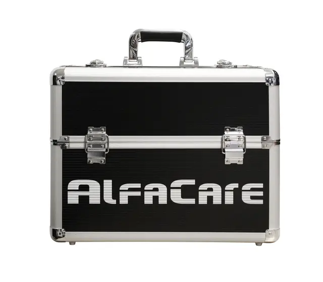 AlfaCare Førstehjelpskoffert Aluminium Med Innhold 