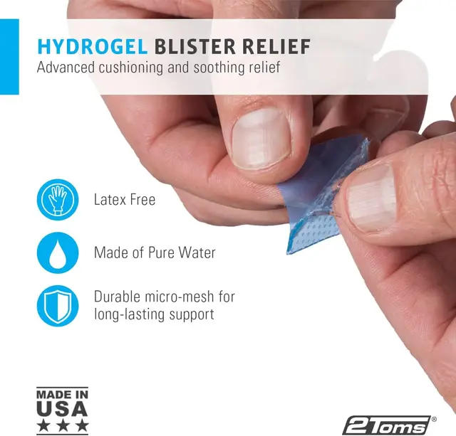 2Toms Skin-On-Skin Kvadratisk 2,5 x 2,5 cm 200 stk. 