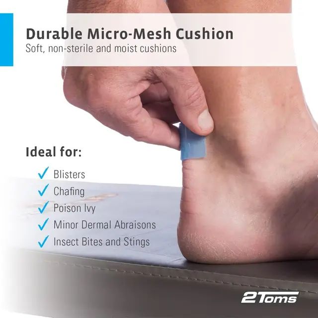 2Toms Skin-On-Skin Kvadratisk 2,5 x 2,5 cm 200 stk. 