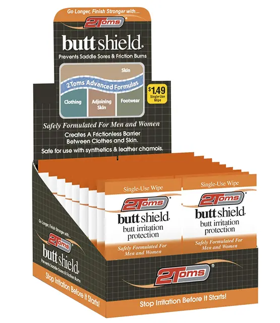 2Toms ButtShield Servietter Eske 48 stk. i display 