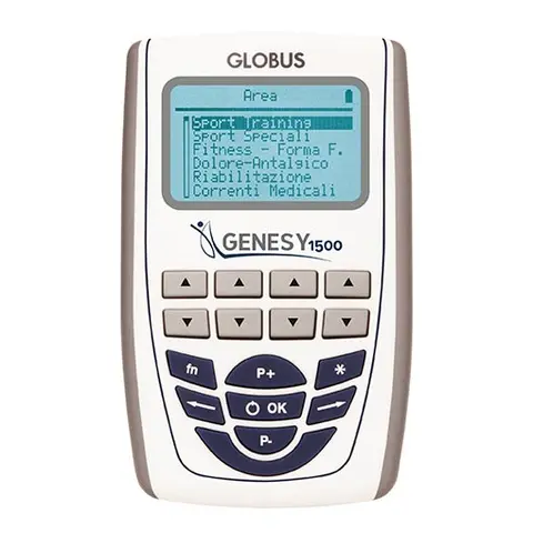 Globus Genesy 1500 4-kanalig NMES/TENS stimulator, 414 prog