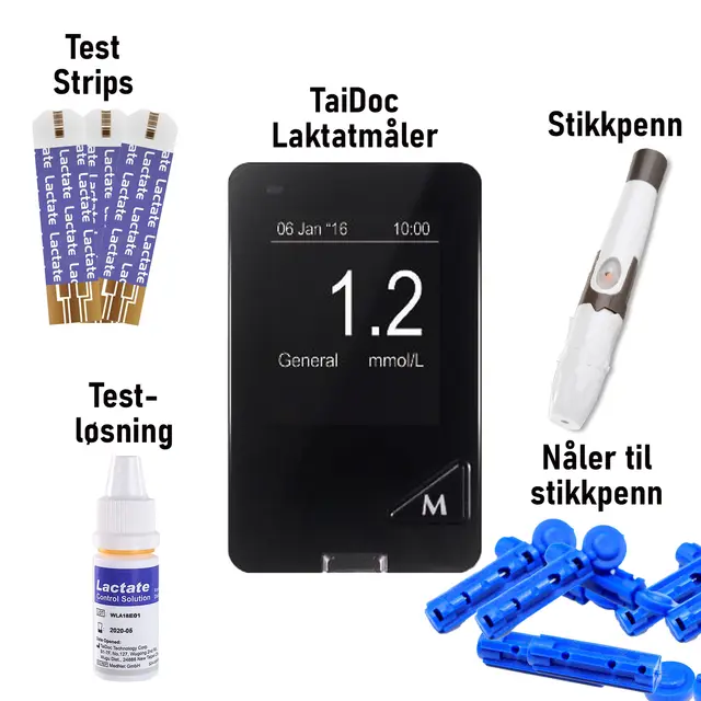 TaiDoc Laktatmåler Startpakke 