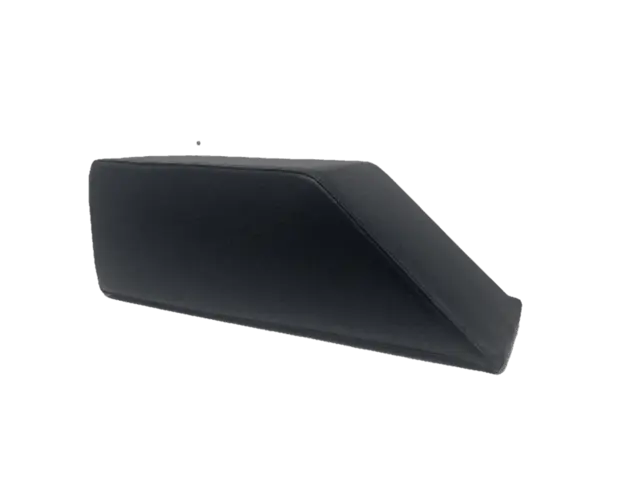 VitalBase Støttepute Kileform Sort 48 x 18 x 18 / 6 cm 