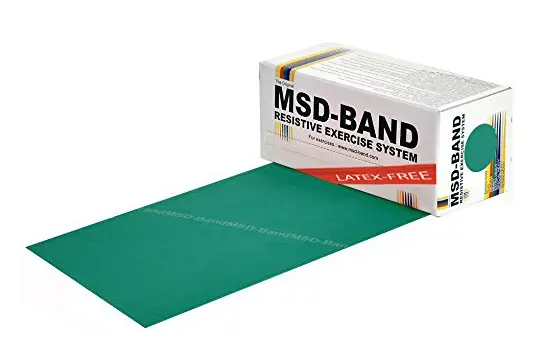 MoVeS Lateksfrie Treningsbånd 5,5 m Hard/Grønn 