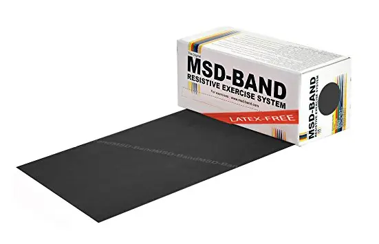 MoVeS Lateksfrie Treningsbånd 5,5 m XX-Hard/Sort 