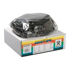 Cando Low Powder Exercise Tubing Rolls 100' Black - x-heavy