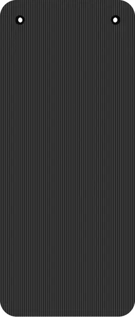 Mambo Max Treningsmatte 140x60x1 cm Sort Med Hull 