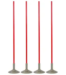 Slalomporter 150 cm 4 Stk. Til bruk innendørs