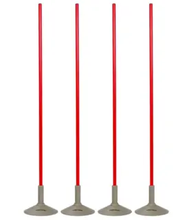 Slalomporter 150 cm 4 Stk. Til bruk innendørs